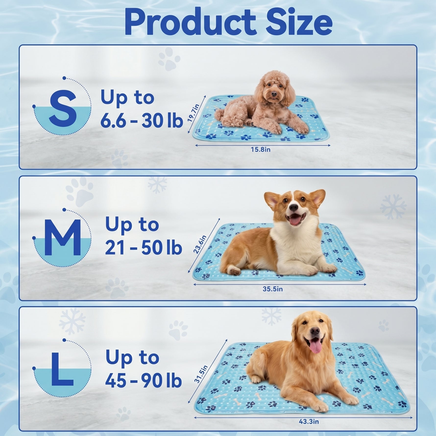Cooling gel pet pad