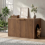 Hidden litter box cabinet