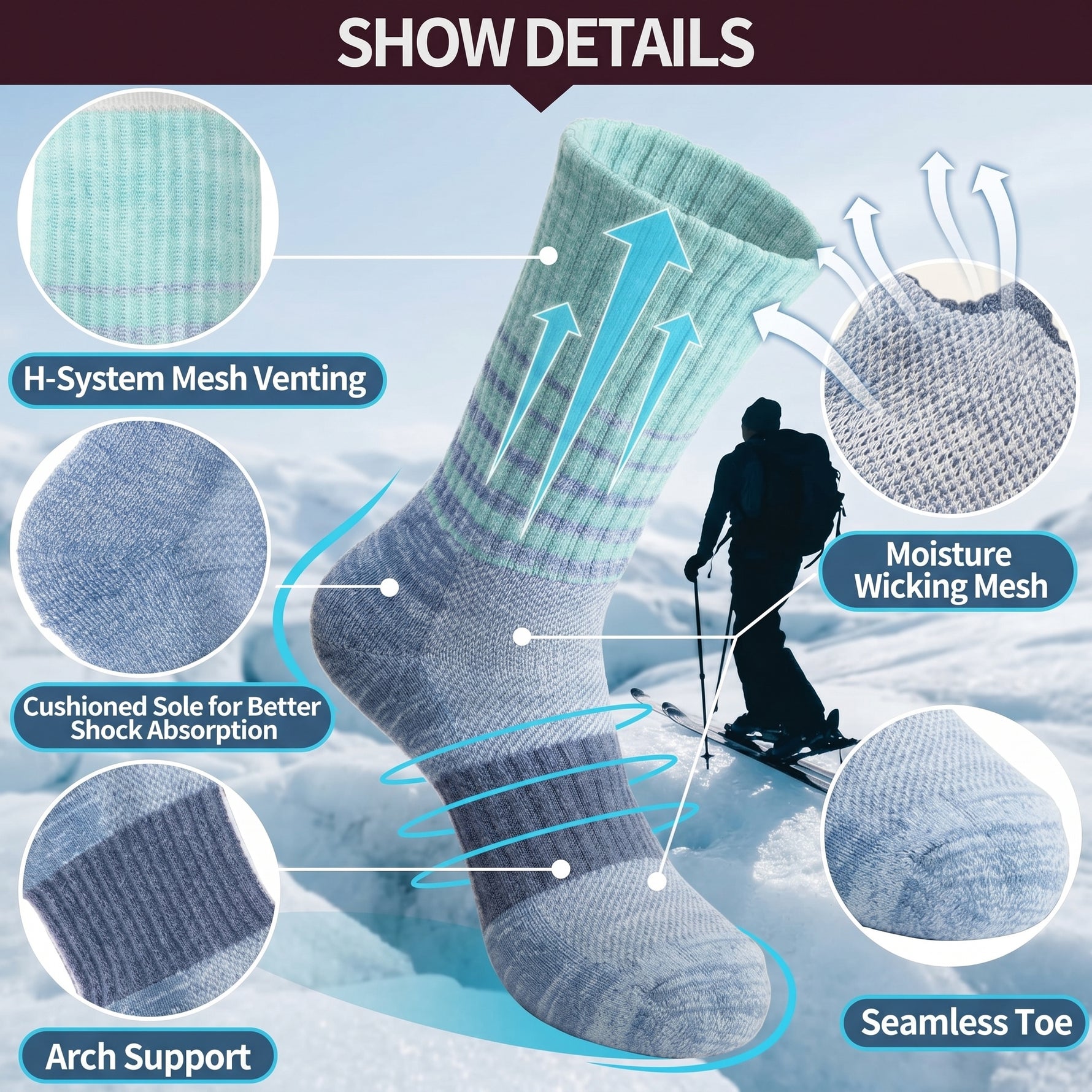Heated insole socks rechargeable