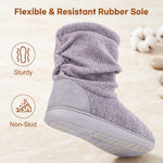 Sherpa fuzzy slipper boots