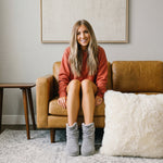 Sherpa fuzzy slipper boots