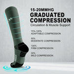 Compression socks graduated