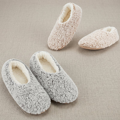 Knit slipper socks with sole