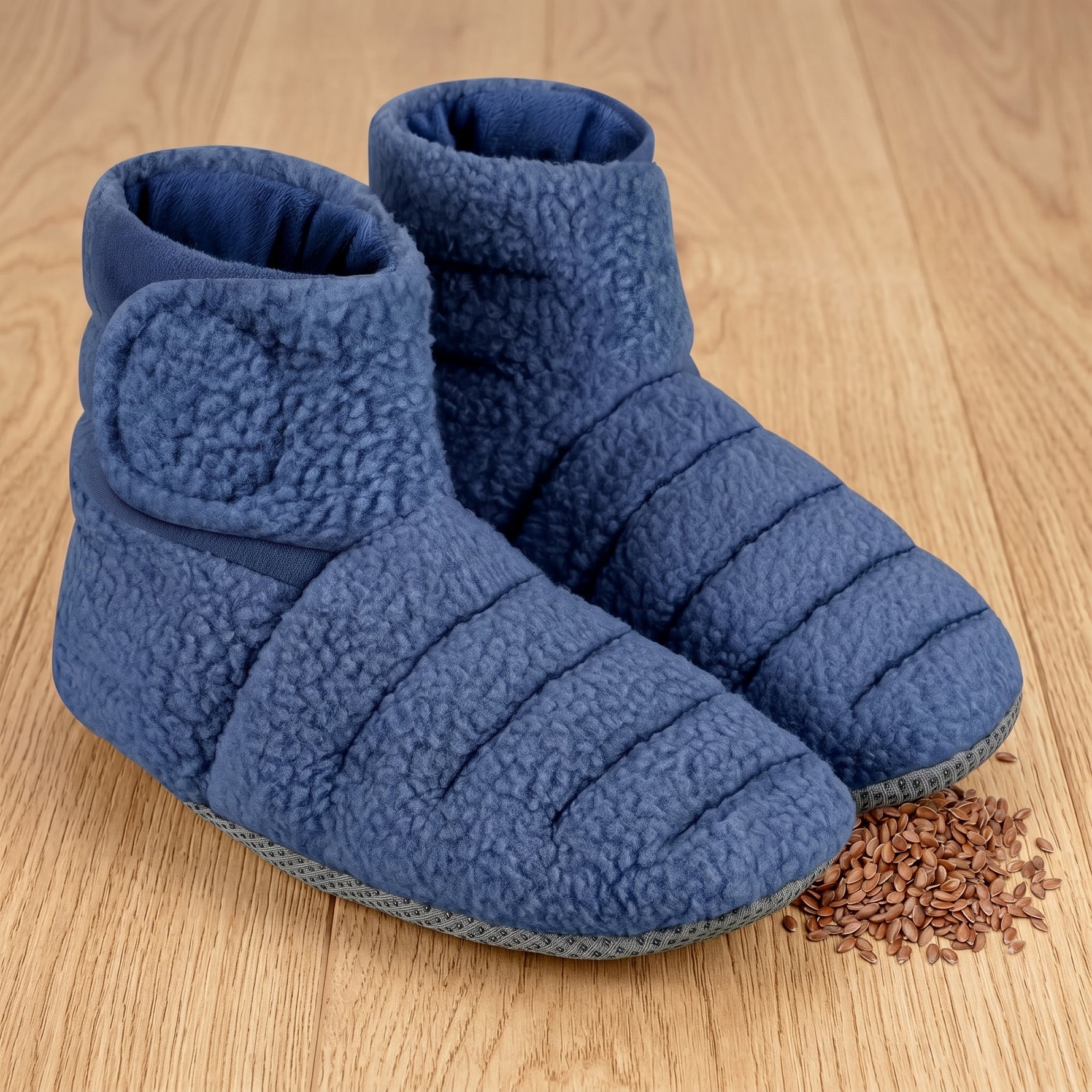 Heated foot warmer slippers