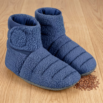 Heated foot warmer slippers