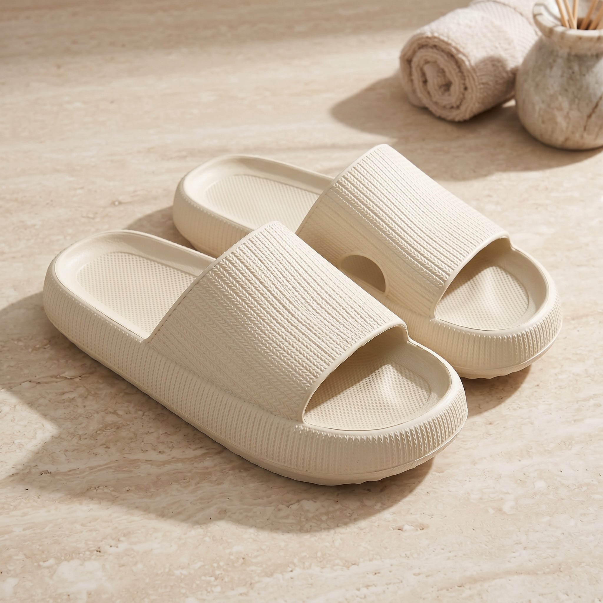 Cloud slippers memory foam