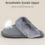Faux fur slide slippers