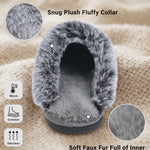 Faux fur slide slippers