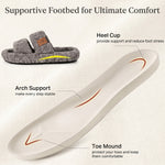 Toasty fleece bedroom slippers