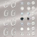 Hypoallergenic stud earring set (24pc)