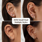 Hypoallergenic stud earring set (24pc)