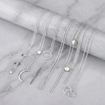 Layered chain choker necklace