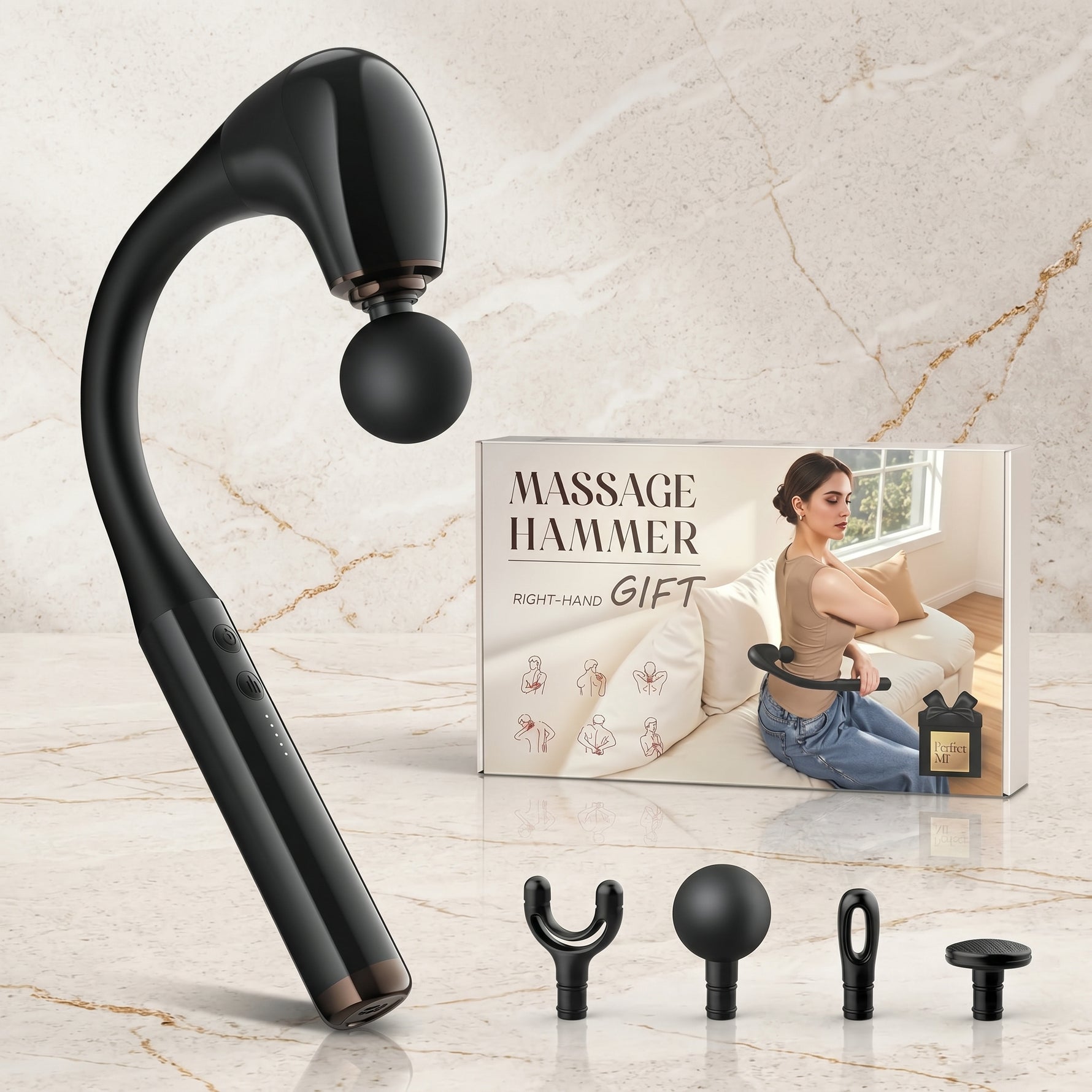 Travel massage gun foldable