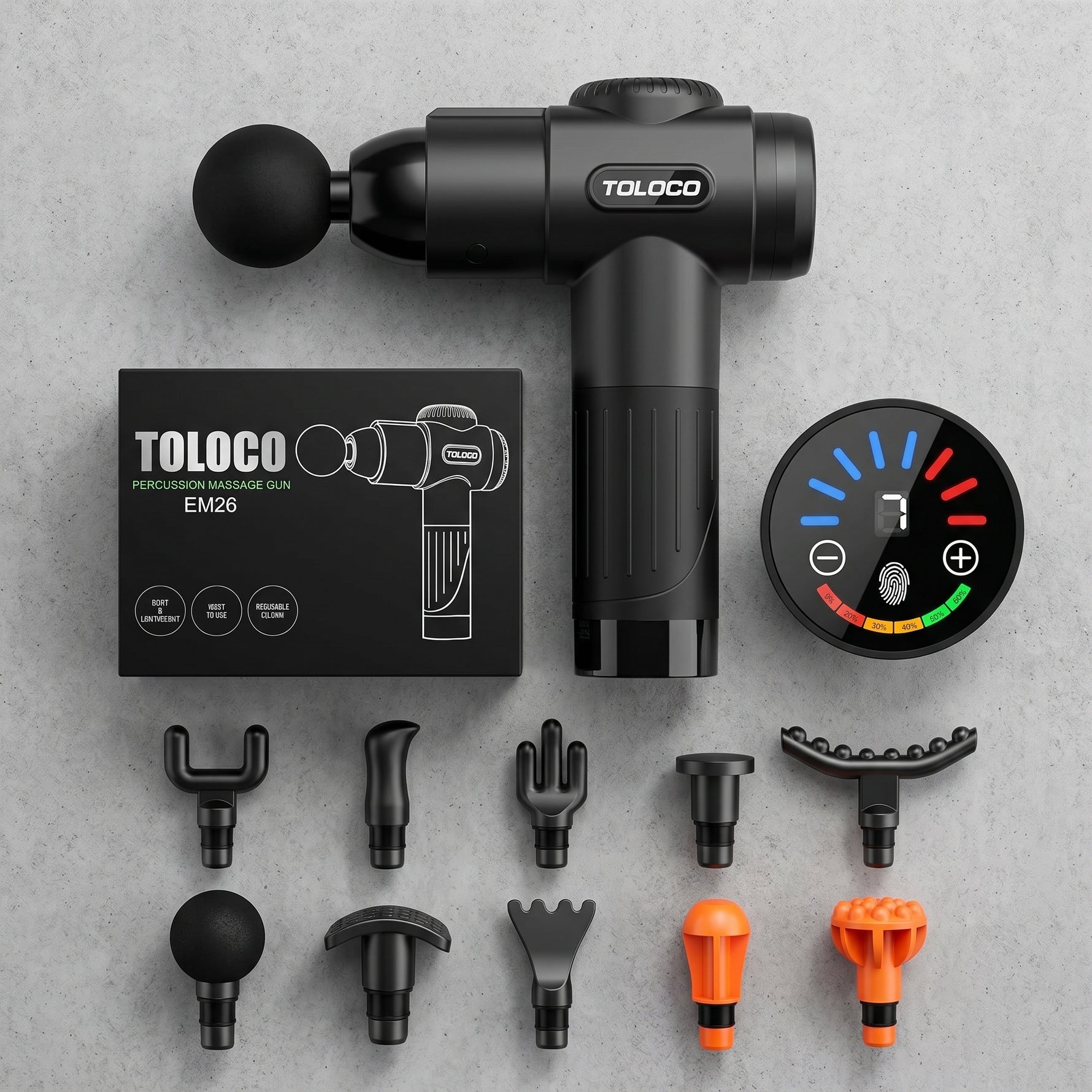Smart massage gun with app
