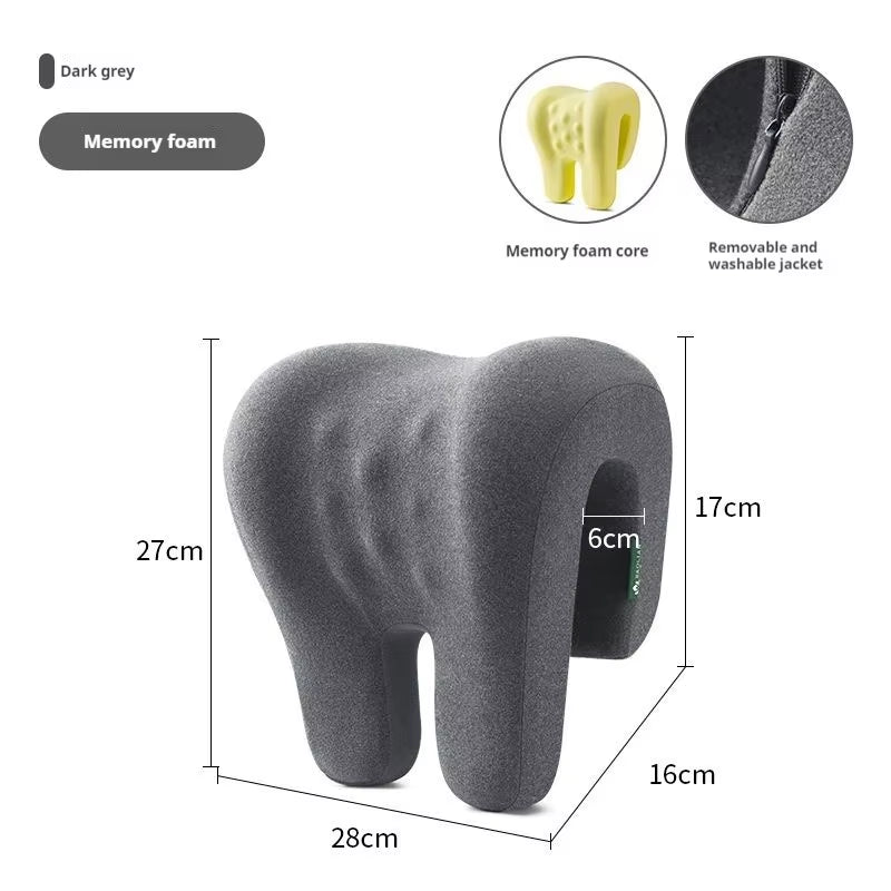 Office Chair Headrest Pillow Head Neck Shoulder Support Cushion Ergonomic Neck Rest Pillow Memory Foam Nap Sleeping Pillow