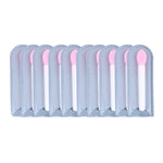 10Pcs Silicone Lip Brush Set Small Makeup Brushes Lipstick Applicator Brushes for Lip Care Makeup Use