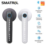 WIFI Smart Door Lock Fingerprint BLE Digital Doorlock Electronic Outdoor Lock Password/Key/Ic Card/ Smart Life/ Tuya APP Unlock