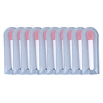 10Pcs Silicone Lip Brush Set Small Makeup Brushes Lipstick Applicator Brushes for Lip Care Makeup Use