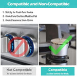 Stove Knob Covers Door Knob Safety Cover for Kids Gas Stove Knob Locks Oven Knob Covers for Child Pet Safety Childproofing Tools