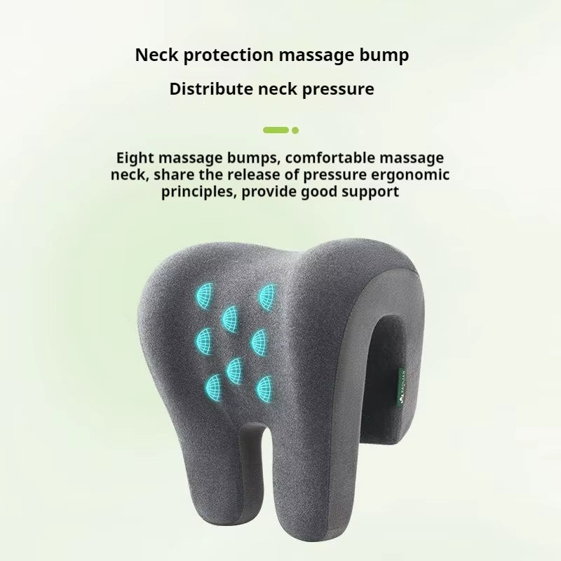 Office Chair Headrest Pillow Head Neck Shoulder Support Cushion Ergonomic Neck Rest Pillow Memory Foam Nap Sleeping Pillow