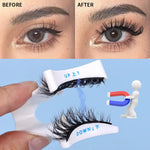 Magnetic Eyelashes Curler V Type Eyelashes Applicator Tweezers Clips Suitable for Beginners in Beauty and Makeup Tools