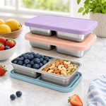 Stainless steel snack containers (3pc)