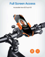Bike Phone Mount, [Super Stable on Bumpy Road] Motorcycle Phone Mount Universal Handlebar Bicycle Cell Phone Holder Scooter