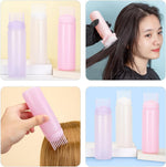 3Pcs Root Comb Applicator Bottle Hair Dye Oiling Tools Graduated Scale for Precise Application for Home Salon Use
