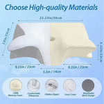 Memory Foam Pillow Core Ergonomic Ice Silk Adult Memory Cotton Neck Support Pillow