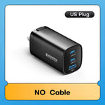 Gan USB Type C Charger 65W 45W PPS PD QC4.0 Quick Charger for Macbook Laptop IPAD Tablet Iphone 14 Samsung S23 Ultra