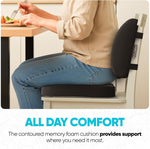 Office Chair Cushion and Back Support for Office Chair, Lumbar Support Pillow, M