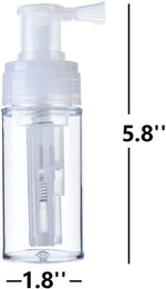 DRY Powder Spray Bottle, Empty Powder Travel Cosmetics Blower, Refillable Hair Fiber Applicator for Hair Salon, Home, Beauty Multi-Purpose110Ml