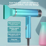 Foldable Hair Dryer Blower Electric Negative Ion Blower Mini Folding Lightweight Hair Blower Quiet Quick Dryer Home Travel