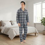 Plaid flannel pajama set
