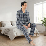 Plaid flannel pajama set